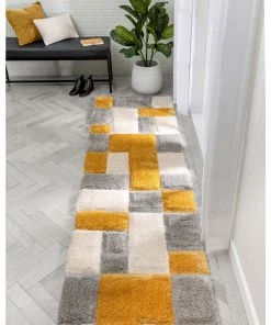 Well Woven Escondido Yellow Modern Geometric 3D Textured Shag Rug By Chill Rugs 15 Well Woven Escondido Yellow Modern Geometric 3D Textured Shag Rug By Chill Rugs