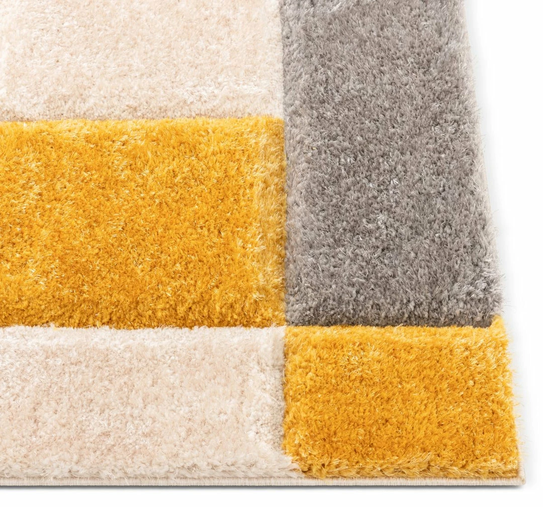 Well Woven Escondido Yellow Modern Geometric 3D Textured Shag Rug By Chill Rugs 3 Well Woven Escondido Yellow Modern Geometric 3D Textured Shag Rug By Chill Rugs