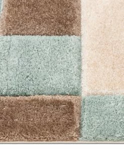 Well Woven Escondido Blue Modern Geometric 3D Textured Shag Rug By Chill Rugs