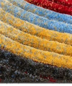 Well Woven Mojave Red Modern 3D Textured Shag Rug By Chill Rugs 8 Well Woven Mojave Red Modern 3D Textured Shag Rug By Chill Rugs