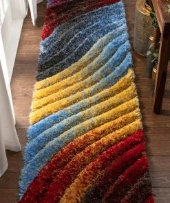 Well Woven Mojave Red Modern 3D Textured Shag Rug By Chill Rugs 9 Well Woven Mojave Red Modern 3D Textured Shag Rug By Chill Rugs