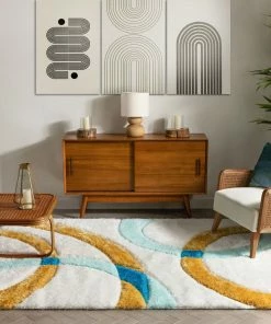 Well Woven Bevel Blue Modern Geometric 3D Textured Shag Rug 13 Well Woven Bevel Blue Modern Geometric 3D Textured Shag Rug