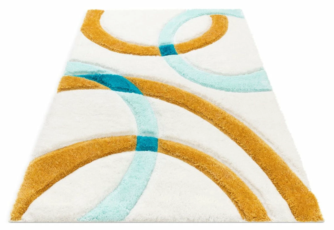 Well Woven Bevel Blue Modern Geometric 3D Textured Shag Rug 5 Well Woven Bevel Blue Modern Geometric 3D Textured Shag Rug