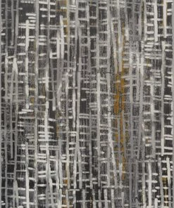 Well Woven Unimaginable Grey Modern Rug 3'11" X 5'3" Geometric