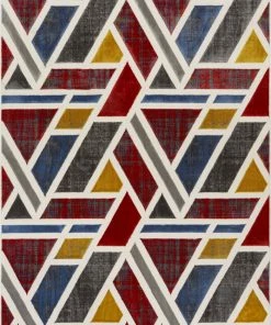 Well Woven Courage Multi Geometric Modern Rug 7'10" X 9'10"