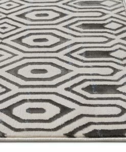 Well Woven Graceful Grey Modern Rug