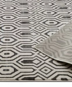 Well Woven Graceful Grey Modern Rug