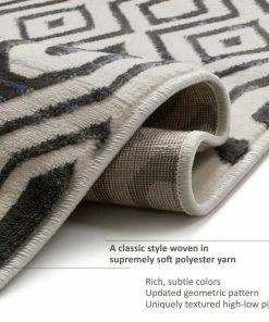 Well Woven Graceful Grey Modern Rug