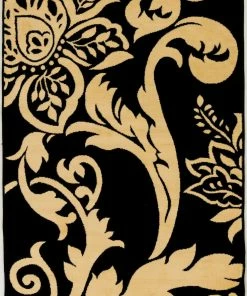 Well Woven Sample Sale Tan Black 4' X 6' SS-0224 Rug