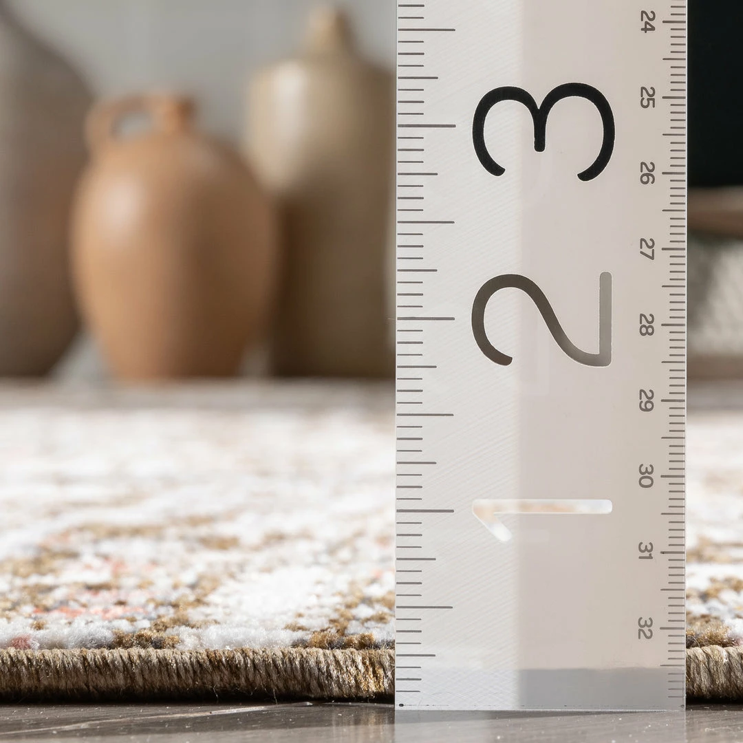 Well Woven Ahote Vintage Floral Damask Pattern Brown Textured Rug 9 Well Woven Ahote Vintage Floral Damask Pattern Brown Textured Rug