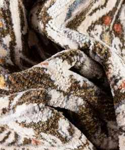 Well Woven Ahote Vintage Floral Damask Pattern Brown Textured Rug 11 Well Woven Ahote Vintage Floral Damask Pattern Brown Textured Rug