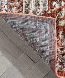 Well Woven Creo Vintage Floral Oriental Persian Red Textured Rug