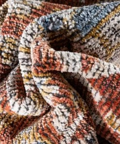 Well Woven Creo Vintage Floral Oriental Persian Red Textured Rug