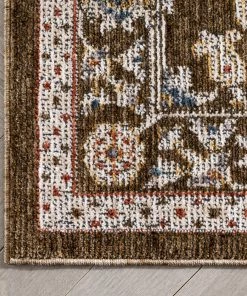 Well Woven Global Creo Vintage Floral Oriental Persian Brown Textured Rug 12 Well Woven Global Creo Vintage Floral Oriental Persian Brown Textured Rug