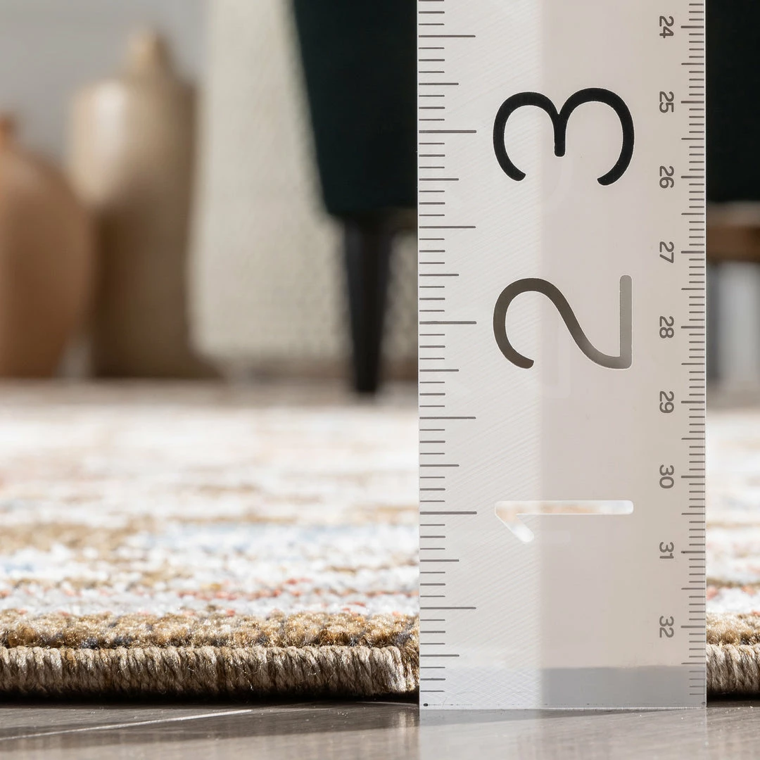 Well Woven Global Creo Vintage Floral Oriental Persian Brown Textured Rug 8 Well Woven Global Creo Vintage Floral Oriental Persian Brown Textured Rug