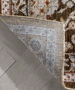 Well Woven Global Creo Vintage Floral Oriental Persian Brown Textured Rug 13 Well Woven Global Creo Vintage Floral Oriental Persian Brown Textured Rug