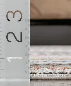 Well Woven Global Mathias Vintage Tribal Stripes Grey Textured Rug 16 Well Woven Global Mathias Vintage Tribal Stripes Grey Textured Rug