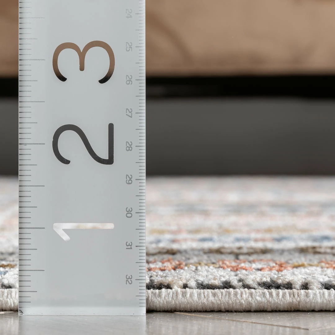 Well Woven Global Mathias Vintage Tribal Stripes Grey Textured Rug 8 Well Woven Global Mathias Vintage Tribal Stripes Grey Textured Rug