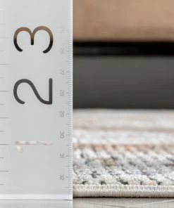 Well Woven Namib Vintage Medallion Oriental Ivory Textured Rug