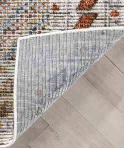 Well Woven Namib Vintage Medallion Oriental Ivory Textured Rug