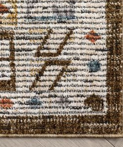 Well Woven Global Namib Vintage Medallion Oriental Rust Textured Rug