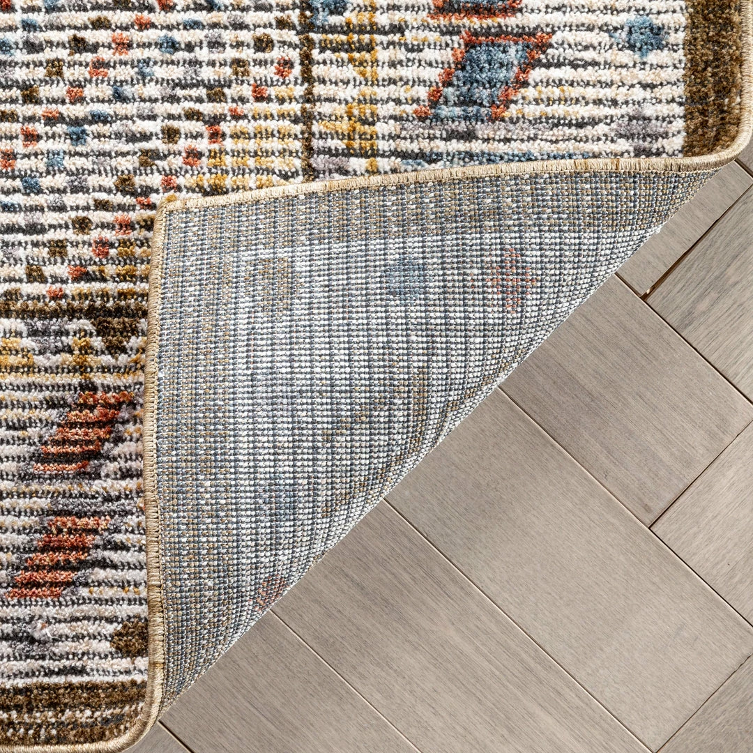 Well Woven Global Namib Vintage Medallion Oriental Brown Textured Rug 5 Well Woven Global Namib Vintage Medallion Oriental Brown Textured Rug