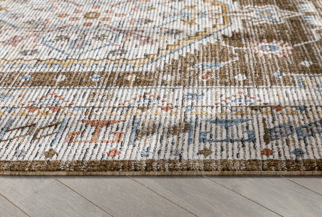 Well Woven Global Namib Vintage Medallion Oriental Brown Textured Rug 7 Well Woven Global Namib Vintage Medallion Oriental Brown Textured Rug