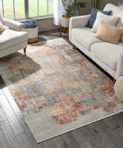 Well Woven Trafalgar Global Vintage Abstract Distressed Multi Rug By Chill Rugs