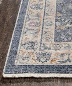 Well Woven Zocalo Global Vintage Oriental Blue Rug