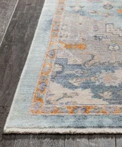 Well Woven Grote Global Vintage Medallion Blue Rug By Chill Rugs