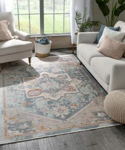 Well Woven Grote Global Vintage Medallion Blue Rug By Chill Rugs