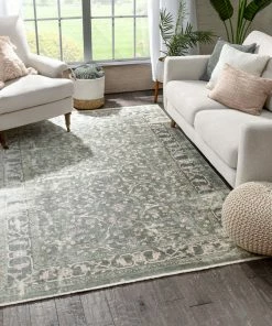 Well Woven Prospect Global Vintage Persian Oriental Green Rug