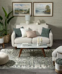 Well Woven Prospect Global Vintage Persian Oriental Green Rug