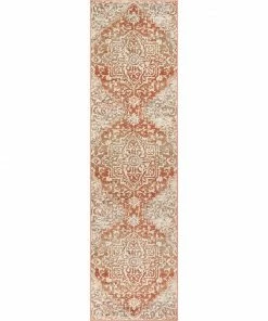 Well Woven Global Caine Vintage Persian Oriental Brick Rug