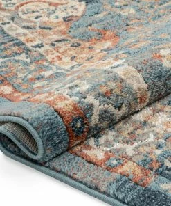 Well Woven Mariya Vintage Medallion Persian Blue Rug