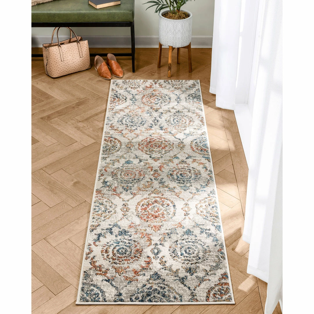 Well Woven Baird Modern Ogee Ivory Rug 8 Well Woven Baird Modern Ogee Ivory Rug