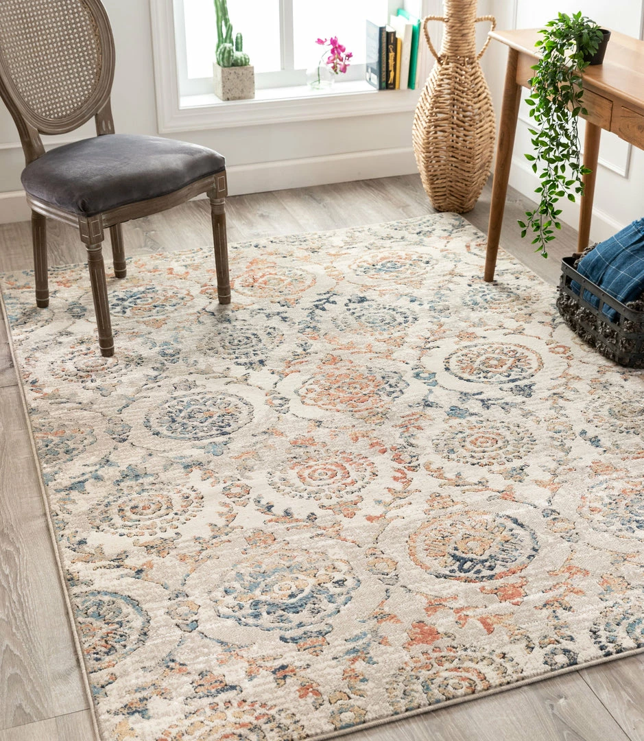 Well Woven Baird Modern Ogee Ivory Rug 6 Well Woven Baird Modern Ogee Ivory Rug