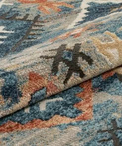 Well Woven Luci Global Moroccan Tribal Blue Rug