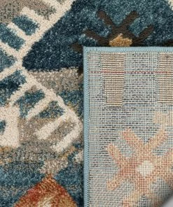 Well Woven Luci Global Moroccan Tribal Blue Rug