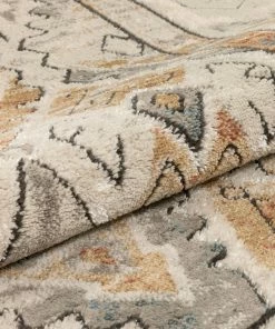 Well Woven Vanda Global Tribal Geometric Grey Rug