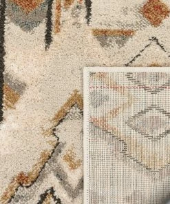 Well Woven Vanda Global Tribal Geometric Grey Rug