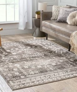 Well Woven Terni Vintage Tribal Medallion Beige Rug