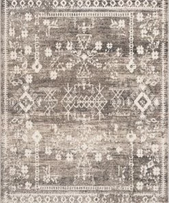 Well Woven Terni Vintage Tribal Medallion Beige Rug