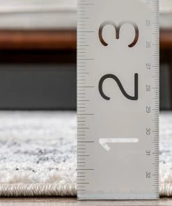 Well Woven Savona Persian Floral Medallion Light Blue Rug