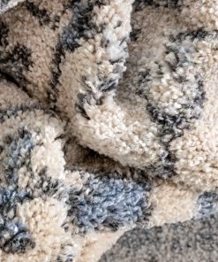 Well Woven Savona Persian Floral Medallion Light Blue Rug