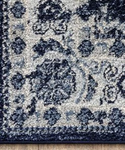 Well Woven Monza Vintage Medallion Oriental Blue Rug
