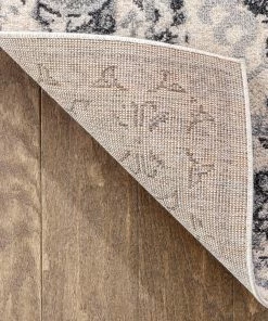 Well Woven Monza Vintage Medallion Oriental Grey Rug Global