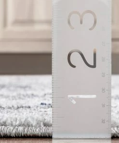 Well Woven Novara Vintage Oriental Medallion Pattern Grey Blue Rug Global