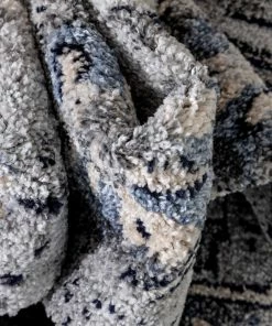 Well Woven Novara Vintage Oriental Medallion Pattern Grey Blue Rug Global