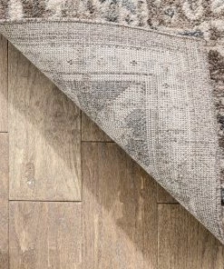 Well Woven Novara Vintage Oriental Medallion Pattern Brown Rug